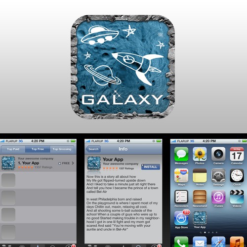 Design di iOS Space Game Needs Logo and Icon di Graphikool