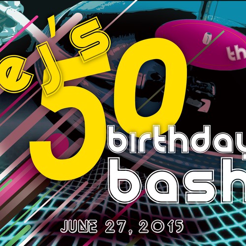 We need a logo for my friend EJ's 50th birthday bash Design by KatarinaBG