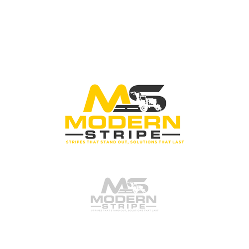 Create Modernized Logo for a Professional Parking Lot Line Striping Company Design by Log_In