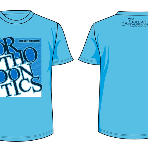 T-shirt design that orthodontic patients will LOVE to wear. Design por ♣ OLeOLAnG ♣