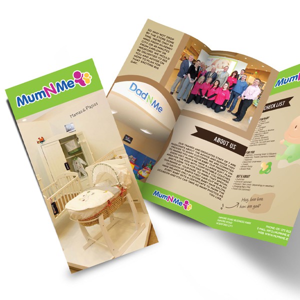 Baby Essentials Tri-Fold Brochure Design