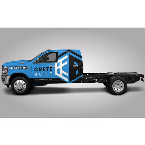 Truck and Trailer Wrap Design by xen art