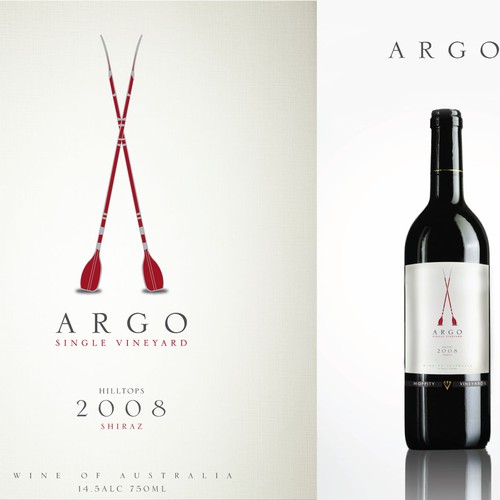 Sophisticated new wine label for premium brand Réalisé par scottrogers80