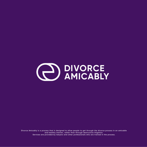 Logo for a new, healthy way for reasonable people to divorce Design by HenDsign™