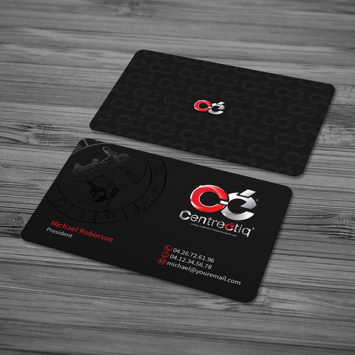 Proposition sur un concours de Carte de visite, réalisée par Tcmenk