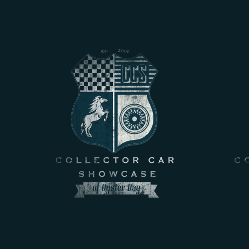 Car with circles logo with the title 'Collector Car Showcase'