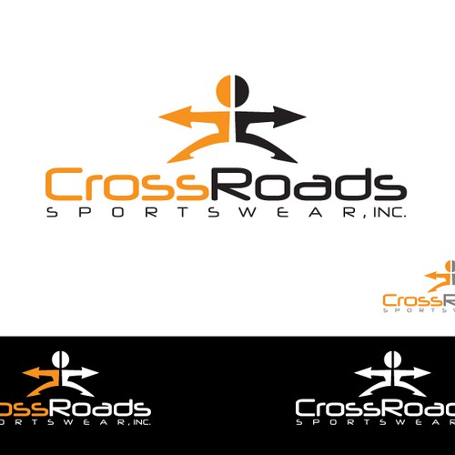 CrossRoads Sportswear, Inc. needs a new logo Diseño de angelstranger
