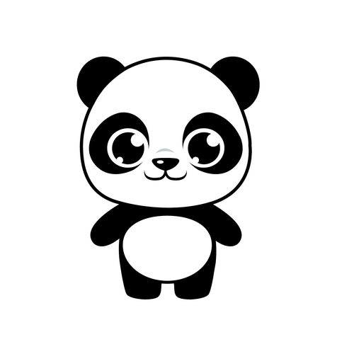 cartoon panda