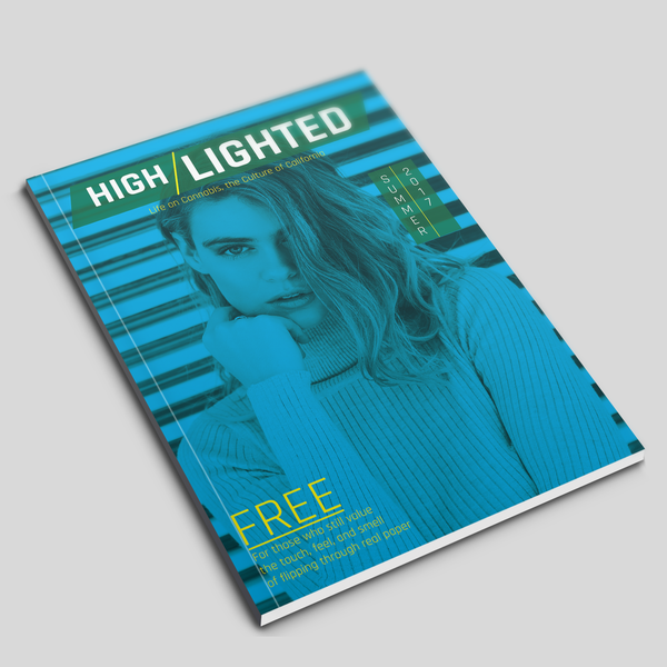 Design by Uzlah ® titled "Cover Concept for California Lifestyle & Cannabis Magazine"