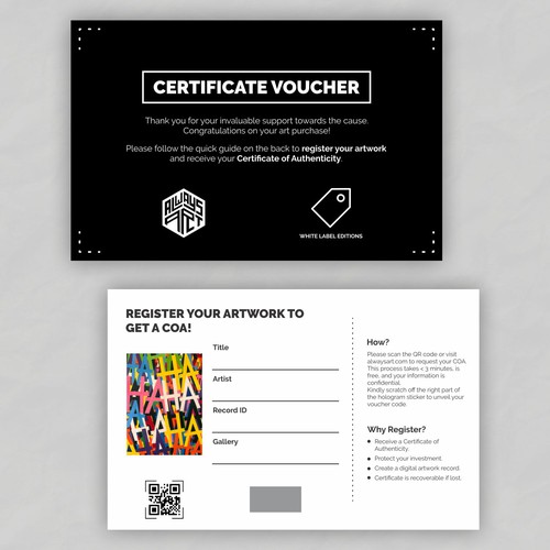 Certificate Voucher Design by Syarif HC