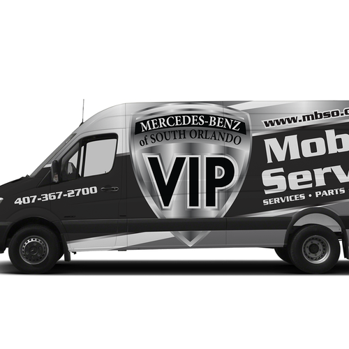 Mobile Service Wrap Design by theANUNGs