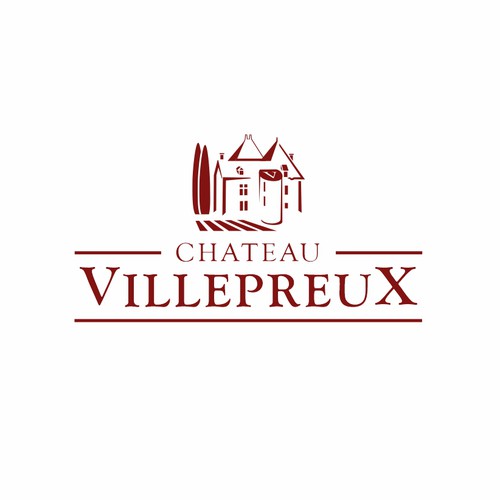 Modern new logo for French chateau and vineyard Design réalisé par Karen Faria