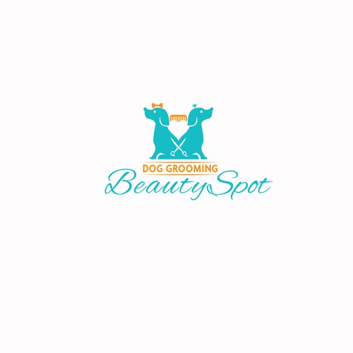 Fresh Vibrant Logo for Dog Grooming Business | Logo & business card contest