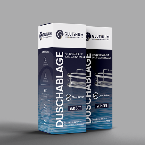 We need product packaging for our shower shelf Design by SONUPARMAR