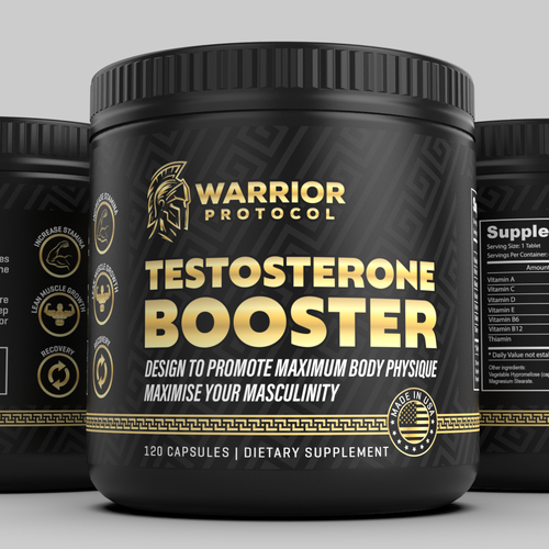 NEED a SUPERB design for men testosterone supplement Design by KS BOY