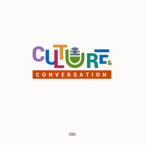 Podcast Logo for a Fun Business Podcast Intersecting Company Culture & Marketing Design by Owlman Creatives