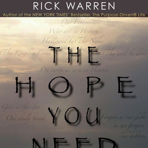 DrMomさんのDesign Rick Warren's New Book Coverデザイン