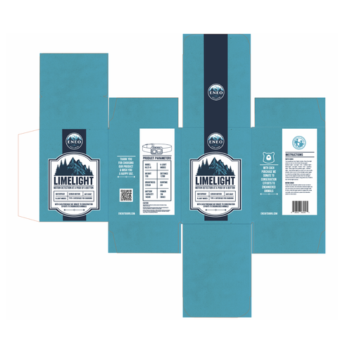 Design the packaging a outdoor headlamp where proceeds are donated to save american wildlife Design by Kat.Fil