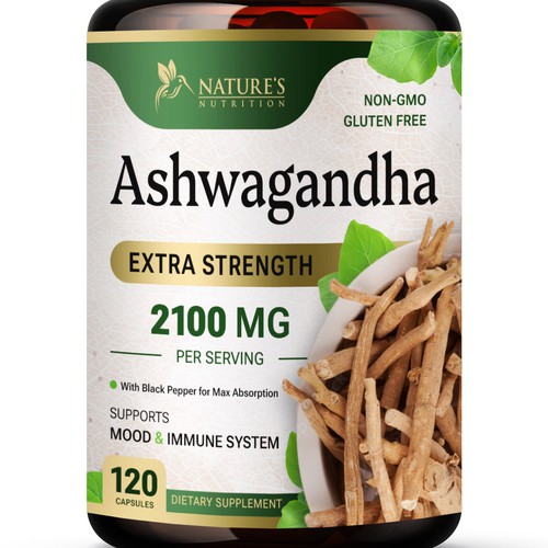 Ashwagandha Design Needed for Nature's Nutrition Design by Studio MH