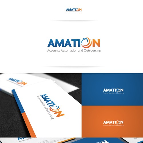 Create an impactful and forever lasting logo for Amation - Accounts Automation and Outsourcing Design by Octanox