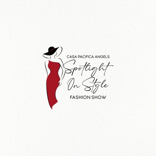 Elegant, fun, flirty logo for upscale Fashion Show Fundraiser Design réalisé par GinaLó