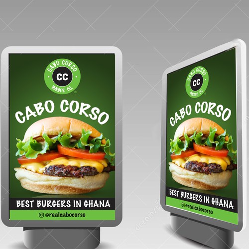 Billboard for Burger Company Design by Deep@rt