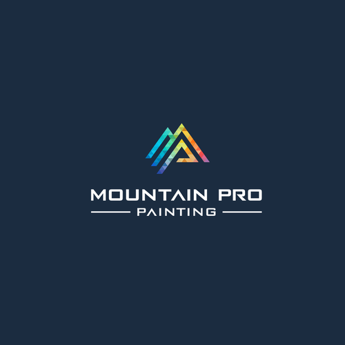 High-end, tech-focused Colorado painting company brand package Design by adam.h™