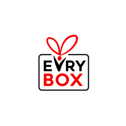 Subscription box logo for shipping and brand recognition Design by RarePixel™