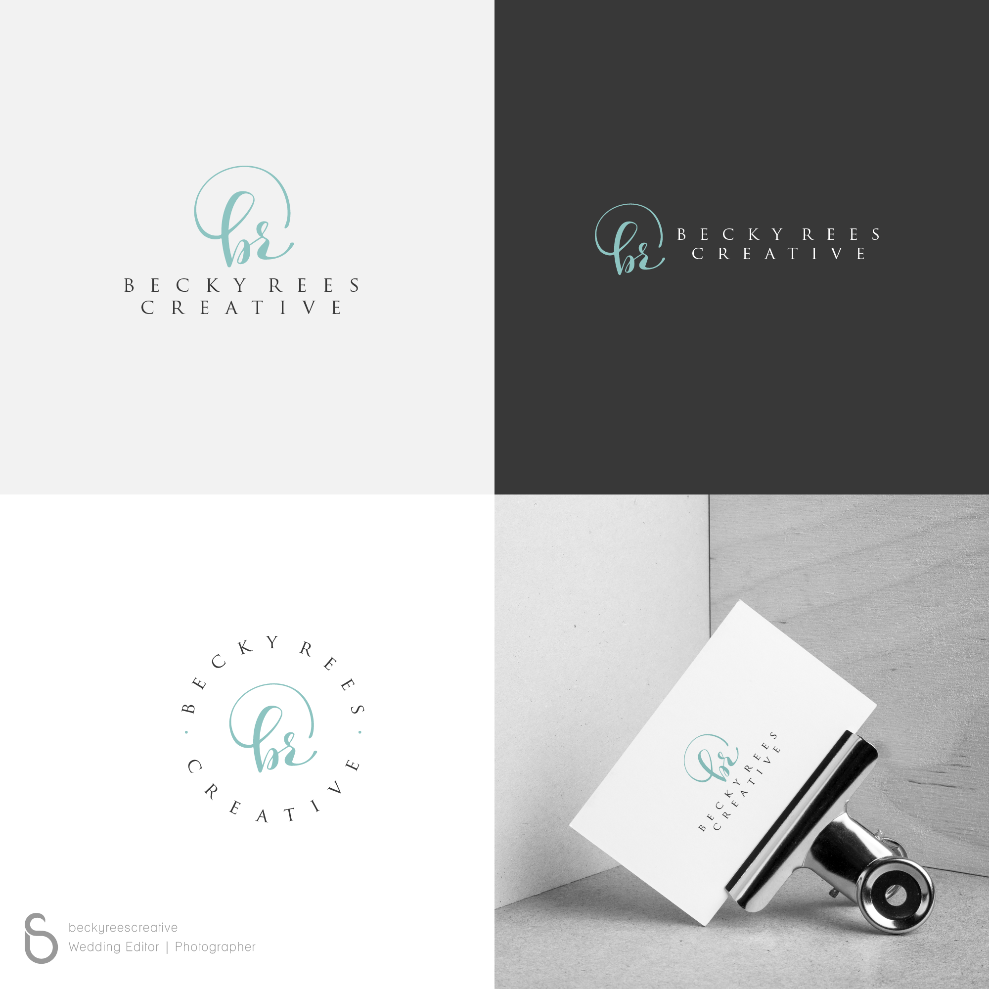 Planner logo with the title 'Logo design for beckyreescreative'