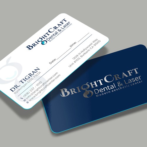 Modern Dental and Medical SPA business card Design por RENEXIT