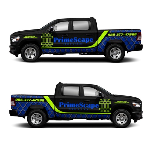 company truck wrap that looks professional and catches the eye Design by Artpaper ✪