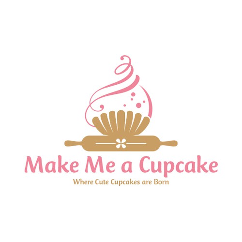 Create a cute Cupcake logo for a fun Cupcake website! | Logo design contest