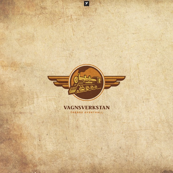 Illustrative locomotive logo
