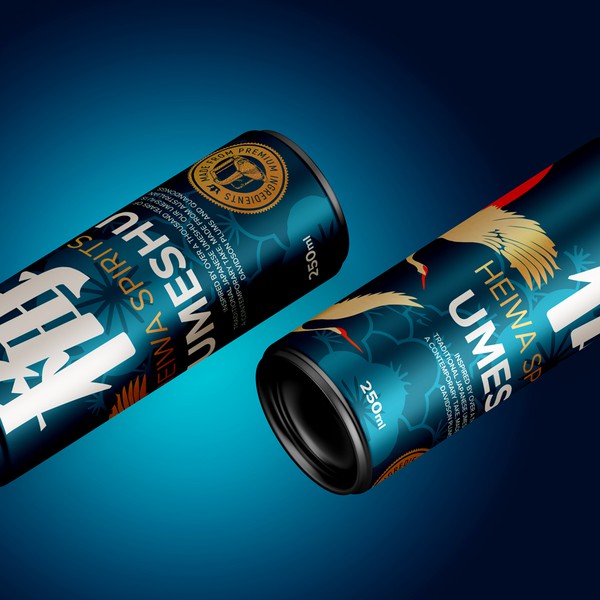 Design by SIMPLI titled "Аlcohol can design"