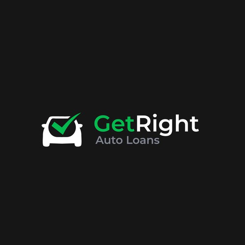 Get Right Auto Loans Logo Design by Ryaani