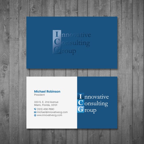 Design di ICG Business Cards di Tcmenk