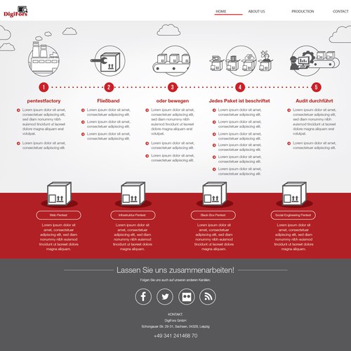 Web page design contest entry by fritzR