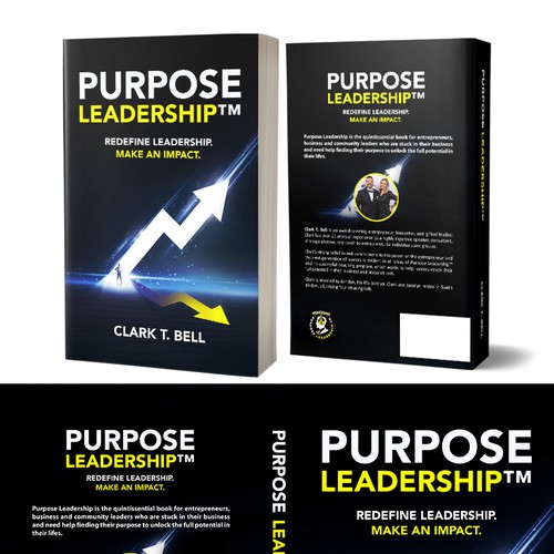 Purpose Leadership Book Cover Design by desainbagus3