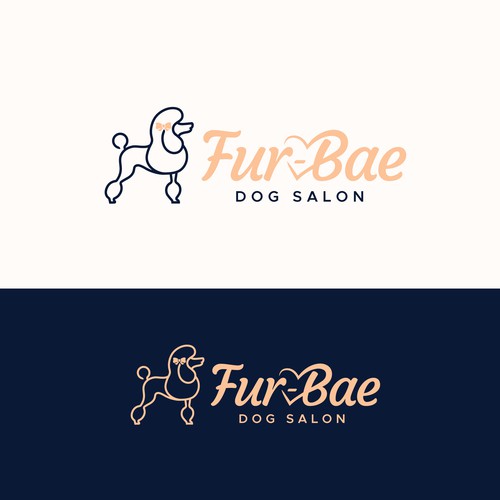 Design a logo/branding for Fur-Bae (slogan: Before Anything Else) luxury dog wellness/lifestyle biz Design by SanDzine