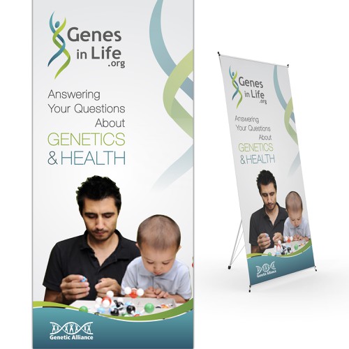 Create a conference poster for Genetic Alliance! Design by LocLe