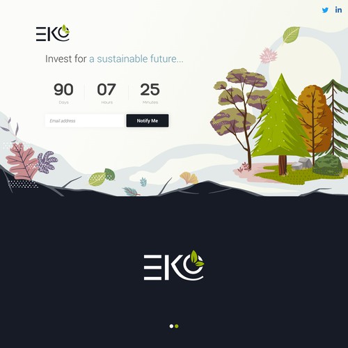 Logo design for sustainable investing platform (fintech) targeted at millennials Design by G  o  w  ã  n ™