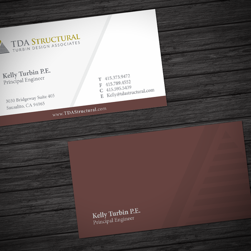Modern Professional Business Card for a Structural Engineering Company Design by HYPdesign