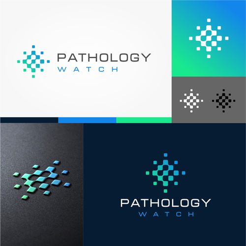 Design an attention grabbing laboratory/technology logo for AI software company. Design by Anna Rid