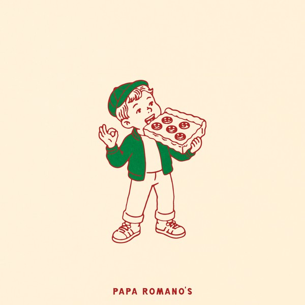 Nostalgic Mascot Concept for Papa Romano's