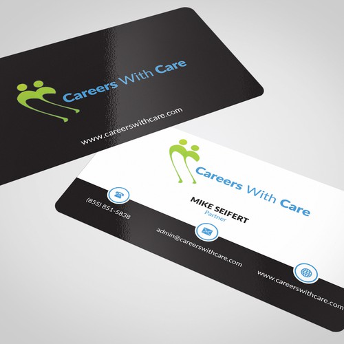 Hire Me business cards Réalisé par Nuhan Enterprise IT