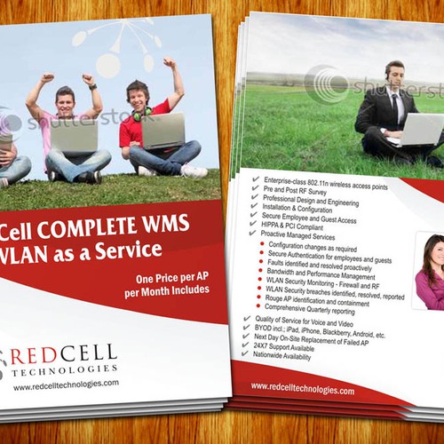 Create Product Brochure for Wireless LAN Offering - RedCell Technologies, Inc. デザイン by Jabinhossain