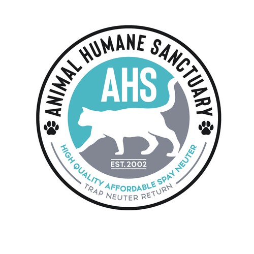 99NONPROFITS: Classy Logo For High Quality Low-Cost Spay Neuter Clinic & Animal Welfare Organization Design by B"n"W