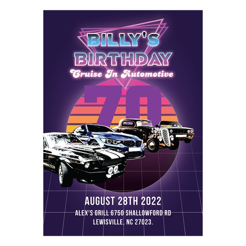 Car Show Flyer Design by guidohesa