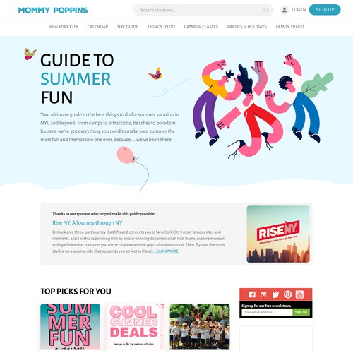 Guide Page for Leading Travel and Culture Website Design by ⚡️unbox.style⚡️