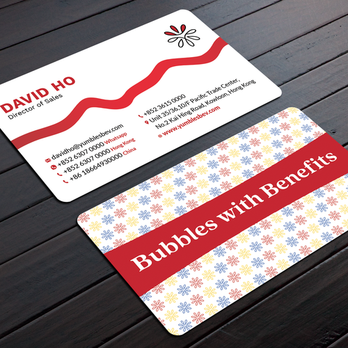 コンペ「Create a Business Card for Yumbles! A Young Dynamic Fermented Foods Company Based in Hong」のデザイン by Rose ❋さん 